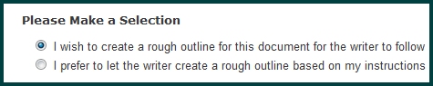 Outline Selection