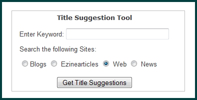 Title Tool