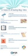Six Steps to Amazing Blog Titles